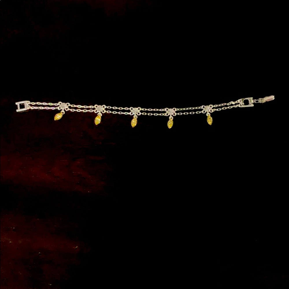 Yellow and silver Bracelet